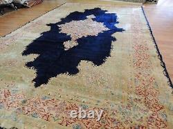 10x16 Royal Kermaan Oriental Area Rug STUNNING medallion! Green Blue NAVY