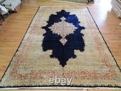 10x16 Royal Kermaan Oriental Area Rug STUNNING medallion! Green Blue NAVY