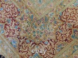 10x16 Royal Kermaan Oriental Area Rug STUNNING medallion! Green Blue NAVY