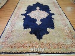 10x16 Royal Kermaan Oriental Area Rug STUNNING medallion! Green Blue NAVY