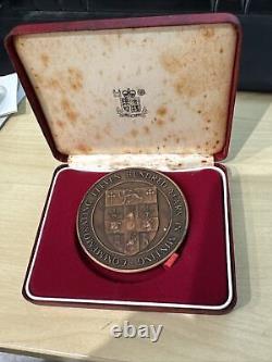 1100 Years In Minting Royal Mint 1986 Bronze Medal (19685)