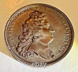 1680 Louis XIV Versailles Medal REGIA VERSALLARUM Medailles du Roy Bronze 34g