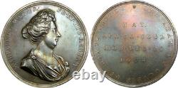 1694 G. Brit Medal Death Of Queen Mary E-362 50mm Copper Colorful Unc