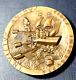1714 Swedish Royal Navy and Imperial Russian Navy Battle of Gangut bronze medal