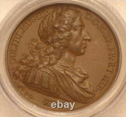 1731 William III Bronze Medal Eimer-526 PCGS SP63 Jean Dassier Great Britain 1731 William III Bronze Medal Eimer-526 PCGS SP63 Jean Dassier Great Britain
