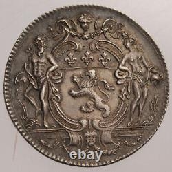 1741, France, Token, Royal, Silver