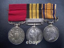 1800s UNITED KINGDOM BRITISH TRIO CAMPAIGN SILVER MEDAL BAR GROUP NAMED SUPERB