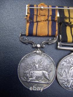 1800s UNITED KINGDOM BRITISH TRIO CAMPAIGN SILVER MEDAL BAR GROUP NAMED SUPERB