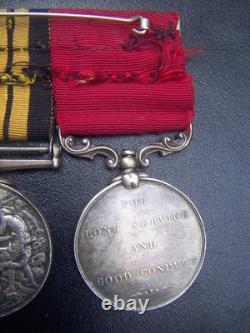 1800s UNITED KINGDOM BRITISH TRIO CAMPAIGN SILVER MEDAL BAR GROUP NAMED SUPERB