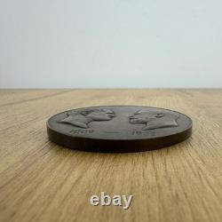 1809-1909 Antique Russian Imperial bronze large 2.5 medal Nicholas II Finance