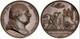 1814 French Bronze Medal Royal Restored Louis XVIII Enter Paris Andrieu & Brenet