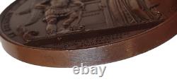1820 French Royalist Bourbon Memorial Medal Puymaurin Gayrard Copper 56mm