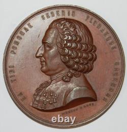 1820's-belgium-carl Linaeus-societe Royale D'agriculture Bronze Medal