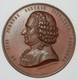 1820's-belgium-carl Linaeus-societe Royale D'agriculture Bronze Medal