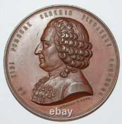 1820's-belgium-carl Linaeus-societe Royale D'agriculture Bronze Medal