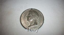1821 George IV Ireland Royal Visit Medals Lot Of 4 White Metal