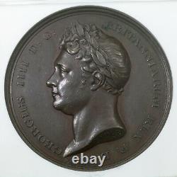 1822 Great Britain Royal Visit To Scotland Bronze Medal BHM-1178, AU-55 By NGC