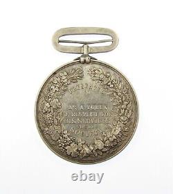 1828 Royal Benefit Society Silver Cased Medal By Taylor