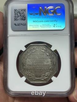 1830-dated France Jeton Gad-91-3219 Silver Royal Glass Manufacturing Ngc Ms 65