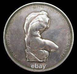 1837 VICTORIA ROYAL ACADEMY OF ARTS 55mm SILVER MEDAL BY WYON