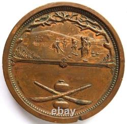 1838-1888 Royal Caledonian Curling Club Jubilee Medal Very Large Medal