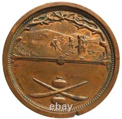 1838-1888 Royal Caledonian Curling Club Jubilee Medal Very Large Medal