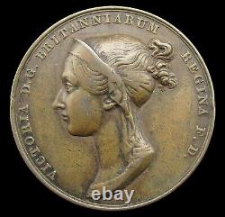 1838 VICTORIA CORONATION OFFICIAL 37mm ROYAL MINT BRONZE MEDAL