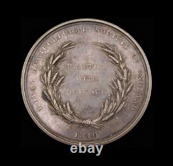 1840 ROYAL AGRICULTURAL SOCIETY'PATRONESS' 55mm SILVER MEDAL BY WYON