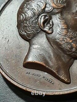 1841-1866 Royal Numismatic Society of Belgium medal Leopold Wiener Judaica