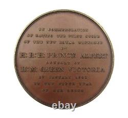 1842 FOUNDATION STONE OF THE ROYAL EXCHANGE 45mm BRONZE MEDAL BY WYON