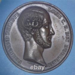 1842 Ferdinand Philippe (duc D'orleans) Chapelle Memorial Medal 01504611