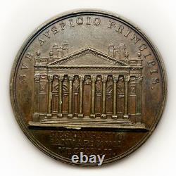 1842 New Royal Exchange 45mm bronze medal by AJ Stothard #UK597