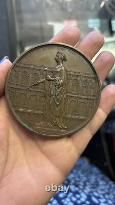 1844 OPENING OF THE ROYAL EXCHANGE 74mm BRONZE MEDAL BY WYON