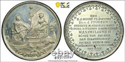 1849 Medal Royal Bavarian Minister Sn Bavaria PCGS SP62