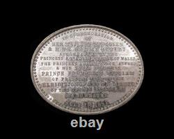 1857 Royal Visit To The Exhibition Of Art Treasures Oval Medal By Ottley