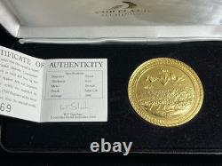 1859 1990 Admella medal, gilt bronze by Royal Australian Mint 1000 Minted No 69