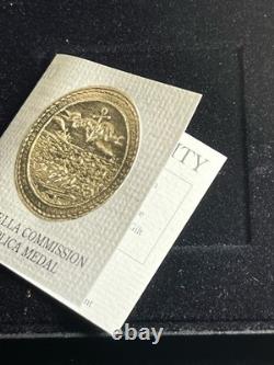 1859 1990 Admella medal, gilt bronze by Royal Australian Mint 1000 Minted No 69