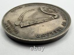 1868 Royal Agricultural Society of Ireland Roscommon Farming Society Silver 44mm