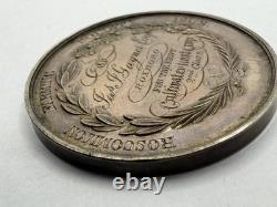 1868 Royal Agricultural Society of Ireland Roscommon Farming Society Silver 44mm