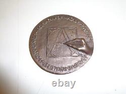 1880 1980 Centenaire Academy Royal Des Arts Canada Bronze Medal Raised