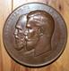 1881 Imperial Russia Romanov Bronze Plaque Medal Nicholas II Alexander UNC