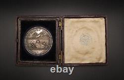 1882 ROYAL HUMANE SOCIETY 51mm SILVER MEDAL CASED