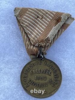 1890 Astro-Hungarian Frank Joseph I Royal Visit Medal