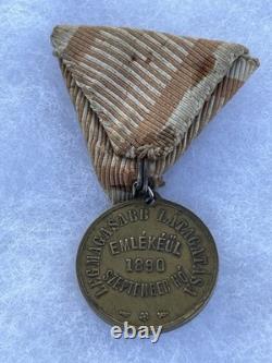 1890 Astro-Hungarian Frank Joseph I Royal Visit Medal