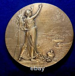 1893 Visit of the Russian Fleet Royal Family to France Art Nouveau medal