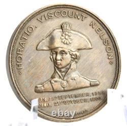 1897 HMS Foudroyant Nelson Flagship Relic Medal Boxed Sailors Society