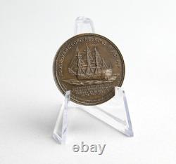 1897 HMS Foudroyant Nelson Flagship Relic Medal Boxed Sailors Society