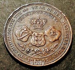 1897 Victoria Diamond Jubilee Four Generations Of The British Royal Family medal
