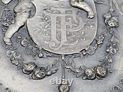 1898 German Royal Wedding Medal Friedrich Wied Württemberg Karl Schäfer Stuttgar