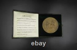 1900 CITY OF LONDON IMPERIAL VOLUNTEERS 76mm CASED MEDAL BY FRAMPTON